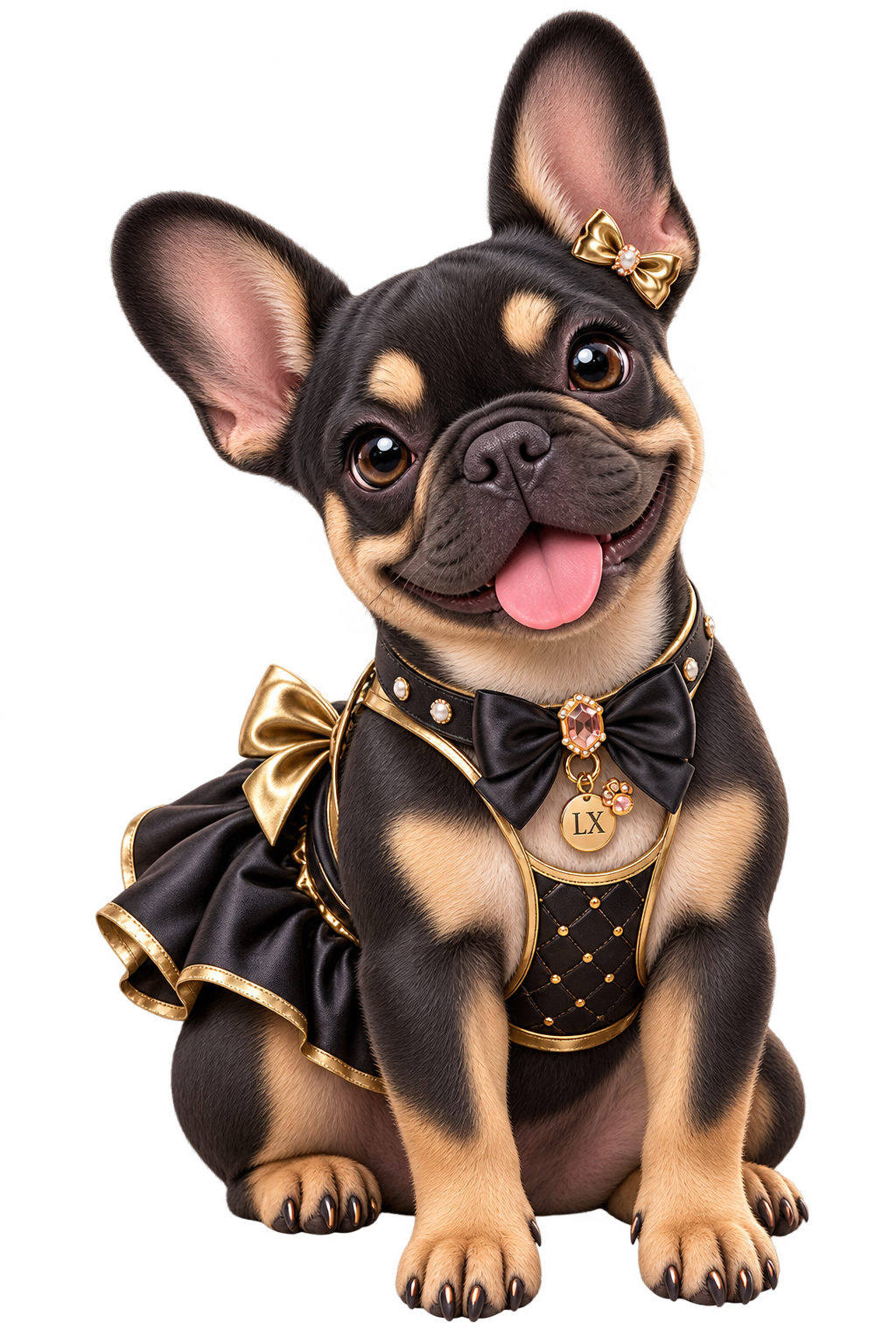 Lexxie, original Lux Holdings Frenchie AI character