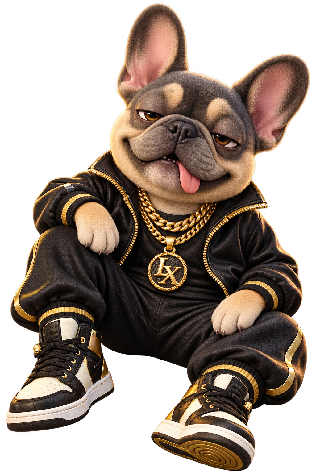 Lux, original Lux Holdings Frenchie AI character